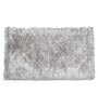 Grey Shaggy Polyester 3 ft x 5 ft Machine Made Carpet