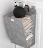 Grey Polyester 7 Ltrs Laundry Basket