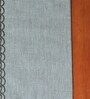 Embroidered Pattern (12x84) Grey Polyester Table Runner