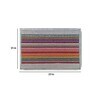 Multicolor Geometric Polyester 15 x 23 Inches Anti Skid Door Mat