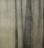 Grey Traditional Polyester 8 Ft Sheer Rod Pocket Door Curtain