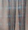 Grey Traditional Polyester 8 Ft Sheer Rod Pocket Door Curtain