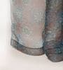 Grey Traditional Polyester 8 Ft Sheer Rod Pocket Door Curtain