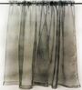 Grey Traditional Polyester 8 Ft Sheer Rod Pocket Door Curtain