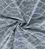 Grey Polyester Abstract 7ft Blackout Eyelet Door Curtains