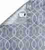 Grey Polyester Abstract 7ft Blackout Eyelet Door Curtains