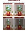 Grey Polyester Abstract 7ft Blackout Eyelet Door Curtains