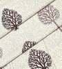 Beige Floral Polyester 7 Ft Semisheer Eyelet Door Curtains (Set of 2)