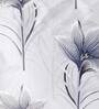 Grey Floral Polyester Blend 16 x 16 Inch Cushion Covers (Set of 5)