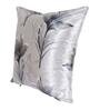 Grey Floral Polyester Blend 16 x 16 Inch Cushion Covers (Set of 5)