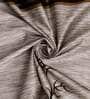 Brown Floral Polyester 9 Ft Semisheer Eyelet Door Curtains (Set of 2)