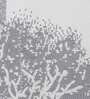 Grey Polyester Light Filtering 5 Feet Eyelet Curtain (1 Piece)