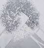 Grey Polyester Light Filtering 5 Feet Eyelet Curtain (1 Piece)
