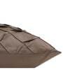 Grey Textured Polyester 16 x 16 Inch Cushion Cover