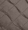 Grey Textured Polyester 16 x 16 Inch Cushion Cover