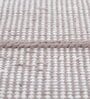 Grey Polyester Geometric 60 x 84 Inches Flat Weaves Dhurries