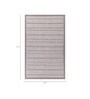 Grey Polyester Geometric 60 x 84 Inches Flat Weaves Dhurries