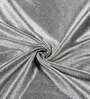 Grey Polyester Geometric 8 Ft Blackout Eyelet 2 Door Curtains