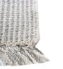 Grey Polyester Geometric 72 x 108 Inches Flat Weaves Dhurries