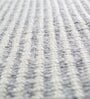 Grey Polyester Geometric 72 x 108 Inches Flat Weaves Dhurries