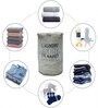 Grey Polyester Laundry Basket