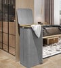 Grey Polyester Laundry Basket