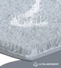 Grey Polyester Machine Made 80x50 cm Bath Mat