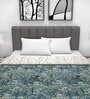 Grey Polyester Patterned 120 GSM Double Bed Dohar