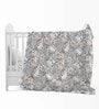 Grey Polyester Patterned 120 GSM Single Bed Kids Dohar