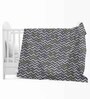 Grey Polyester Patterned 120 GSM Single Bed Kids Dohar