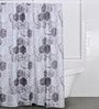 Grey Polyester Shower Curtain
