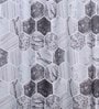 Grey Polyester Shower Curtain