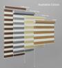 Grey Polyester Solid 108 X 48 inches Semisheer Zebra Blind