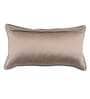 Grey Solid Polyester 22 x 12 Inches Cushion Cover