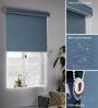 Blue Polyester Solid 60 X 36 inches Blackout Blackout Blind