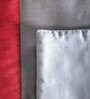 Grey Polyester Solid 600 GSM King Size Quilts with 2 Pillow Covers