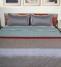 Grey Polyester Solid 600 GSM King Size Quilts with 2 Pillow Covers