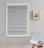 Grey Polyester Solid 84 X 36 inches Semisheer Zebra Blind