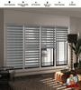 Grey Polyester Solid 84 X 48 inches Semisheer Zebra Blind
