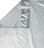 Grey Solid Polyester 7 Ft Semisheer Eyelet Door Curtains (Set of 2)