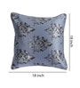 Grey Polyester Traditional 40x40 inches Cushion Covers Set of 5