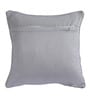 Grey Polyester Traditional 40x40 inches Cushion Covers Set of 5