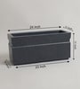 Grey Polymer 24 Inch Rectangular Planter