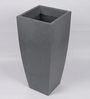 Grey Polymer Square Shaped Large Planter