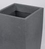 Grey Polymer Square Shaped Large Planter
