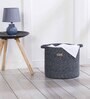 Grey Polypropylene 52 Ltr (1Pc) Storage Basket