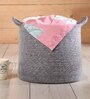 Grey Polypropylene 52 Ltr (1Pc) Storage Basket