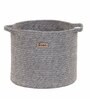 Grey Polypropylene 52 Ltr (1Pc) Storage Basket