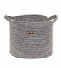 Grey Polypropylene 52 Ltr (1Pc) Storage Basket