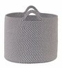 Grey Polypropylene 52 Ltr (1Pc) Storage Basket